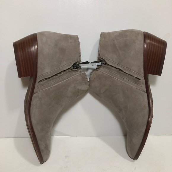 Sam Edelman gray suede ankle boots size 7.5 W - Picture 4 of 8